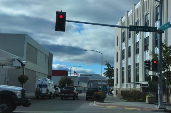 Centro de Fairbanks, no Alaska